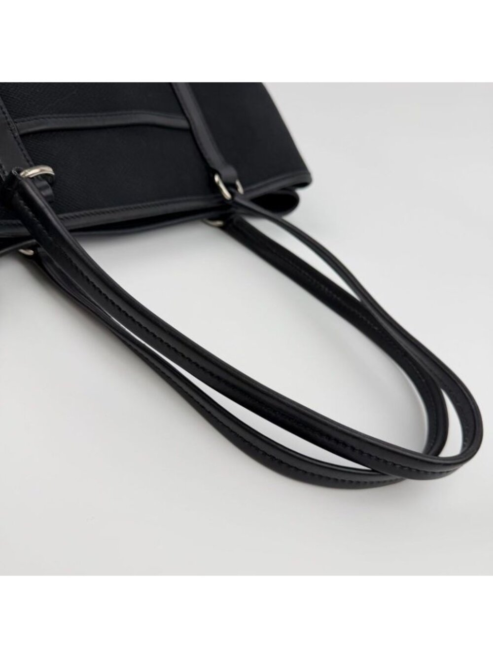 ★SOLD★ Prada Tote Black Canvas Vintage - Picture 16 of 16